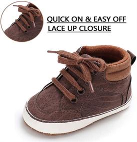 img 2 attached to 👶 Mybbay Infant Sneakers - Toddler Newborn Boys' Shoes for Sneakers