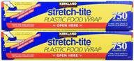 🌮 kirkland signature stretch-tite plastic wrap - 11.875"x750' - 2 pack logo