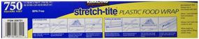 img 1 attached to 🌮 Kirkland Signature Stretch-Tite Plastic Wrap - 11.875"x750' - 2 pack