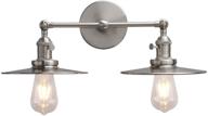 phansthy dual-light wall light doulbe wall sconce lighting with switch and 7 логотип