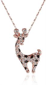 img 3 attached to 💎 SEO-Optimized Swarovski Crystal Diamond Necklaces for Women, Girls, Ladies, Mom, Girlfriend, and Teens