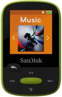 🎧 enhanced sandisk 8gb clip sport mp3 player: vibrant lime design, lcd screen, fm radio - discover sdmx24-008g-g46l! logo