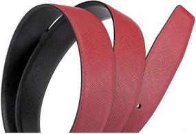 img 2 attached to Genuine Leather-Alternative Adjustable Men's Accessories and Belts