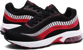 img 1 attached to Ahico Sneakers Lightweight Breathable Athletic Sports & Fitness