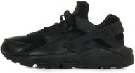 👟 black nike huarache women's sneakers: women's athletic shoes logo