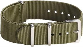 img 1 attached to 👔 STYLELOVER Ballistic Straps: Fashionable Watch Bands for Men's Watches