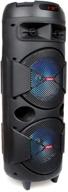 🔊 ridgeway qs-2626/qs-2627 rechargeable dual 6.5" woofer portable fm bluetooth pa speaker: immersive sound, mic, led light, 7 hours playtime logo