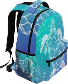 img 3 attached to BETTKEN Watercolor Backpack College Shoulder
