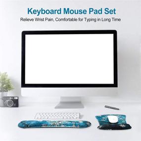 img 3 attached to Keyboard Ergonomic ToLuLu Computer Mousepad