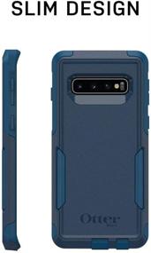 img 1 attached to OtterBox COMMUTER SERIES Case For Galaxy S10 - Retail Packaging - BESPOKE WAY (BLAZER BLUE/STORMY SEAS BLUE)