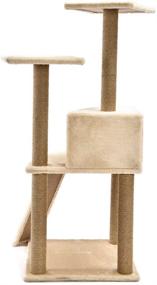 img 3 attached to 🐱 Optimized Amazon Basics Cat Tree with Cave and Scratching Posts