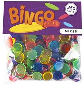 img 3 attached to 🎲 250 0.75-inch Translucent Bingo Chips: Mixed Color Marker Supplies for Enhanced Counting, Science, & STEM Resources