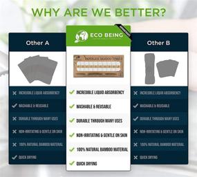img 2 attached to 🎋 Bamboo Towels - Eco-Friendly, Washable, Reusable Non Paper Towels. Super Absorbent, Durable Napkins and Cloth Paper Towels for Kitchen. Sustainable 100% Bamboo Paperless Alternatives (5 Pack)