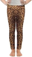 🐆 colorful mermaid leopard girls' digital leggings: fashionable and trendy clothing choice logo