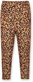 img 3 attached to 🐆 Colorful Mermaid Leopard Girls' Digital Leggings: Fashionable and Trendy Clothing Choice