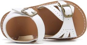 img 1 attached to 👰 Summer Wedding Sandals: Girls' Open Toe Shoes for Toddler, Little Kid, and Big Kid