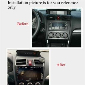 img 3 attached to 🚗 SYGAV Android 10 автомобильное радио: Стерео GPS-навигация 9" сенсорный экран 4G+64G для Subaru Forester WRX Impreza (2013-2015)