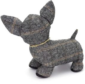 img 1 attached to 🐾 Charming Weighted Door Stopper for Home and Office Decor - Chihuahua Design