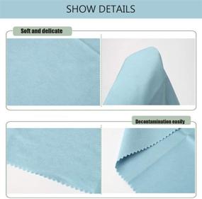 img 2 attached to 2 Pack Blue Anti-Fog Eyeglasses Cloth: Prevents Fogging on Glass, Mirrors, Lenses, and Windows - Lint Free Nano Microfiber Cleaning Cloths