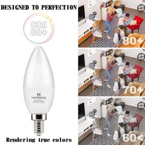 img 1 attached to 💡 Светодиодная лампа для люстры на цоколе канделябра с дневным светом, недиммируемая