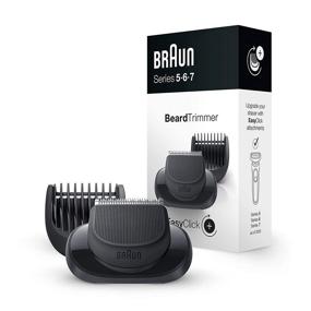 img 4 attached to 🪒 Braun EasyClick Beard Trimmer Attachment: Compatible with Series 5, 6, & 7 Electric Razors