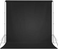 limostudio 10x20ft фото видео студия темный черный экран муслиновая задник для безшовного однородного фона на фотосъёмках и видео, agg1601. логотип
