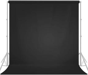 img 4 attached to LimoStudio 10x20ft Фото Видео Студия Темный черный Экран Муслиновая Задник для безшовного однородного фона на фотосъёмках и видео, AGG1601.