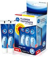 🦷 medpride travel size fluoride toothpaste: value pack of 12 tubes - 1.5 oz each, anticavity toothpaste for kids & adults, vegan, whitening teeth & fresh breath logo