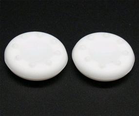 img 3 attached to Enhanced Grip Silicone Thumb Stick Cover for PS4 PS3 Xbox 360 Xbox One Game Controllers (Pack of 2, White)