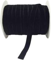 🎀 black velvet ribbon spool, 5/8" width - wide assortment of colors in 10 yards logo