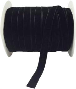 img 3 attached to 🎀 Black Velvet Ribbon Spool, 5/8" Width - Wide Assortment of Colors in 10 Yards