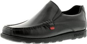 img 4 attached to 👟 Stylish and Comfortable Kickers Fragma Slip Shoes for Men in Black - Ultimate Footwear Choice