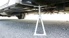 img 3 attached to 🔧 Camco Olympian Aluminum Stack Jacks - Stabilize, Level, and Position RVs, Trailers, and Campers - Up to 6,000 lbs Capacity - 17" Extension - 4 Pack (Model 44560)