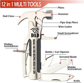 img 2 attached to 🎁 Durable Multitool: The Perfect Birthday Gift for Fathers and Daughters