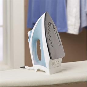 img 1 attached to 🔵 BLACK+DECKER Blue Steam Iron with Pivoting Cord, Nonstick Soleplate, Model F210