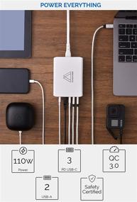 img 3 attached to 💪 Powergence Pro 110W 5-Port USB C и A PD Зарядное устройство для стены с QC 3.0: Надежный товар