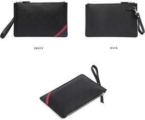 img 2 attached to Genuine Leather Organizer Anti Theft Checkbook