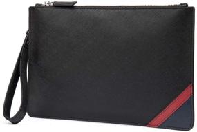 img 4 attached to Genuine Leather Organizer Anti Theft Checkbook
