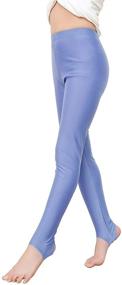 img 4 attached to 👖 Speerise Stirrup Workout Leggings 10 - Top-Notch Girls' Active Clothing for Optimal Performance!