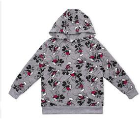 img 2 attached to 🐭 Disney 2-Piece Mickey Mouse Zip Up Hooded Jacket and Pullover Hoodie Set for Boys