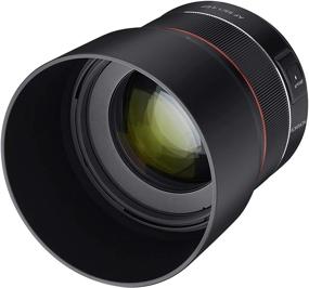 img 1 attached to 📷 Rokinon 85mm F1.4 AF Canon EF Mount Lens: High-Quality Black IO85AF-C Lens for Canon Cameras