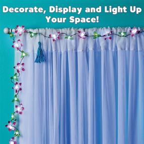 img 3 attached to 🌸 CRAFTIVITY Cherry Blossom Lights DIY Craft Kit - Create Your Own LED Flower String Light