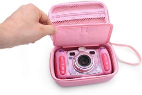 img 2 attached to CASEMATIX Pink Camera Toy Case - Protective Carrying Case Only, Compatible with Camera Toys