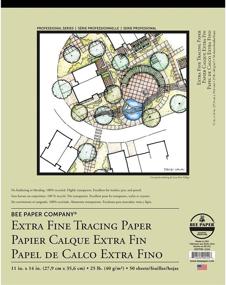 img 2 attached to 🐝 Bee Paper Extra Fine Tracing Pad – 11"x14" Professional Quality Tracing Sheets