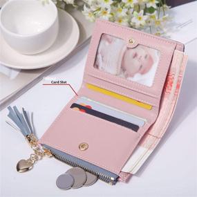 img 2 attached to Belsmi Compact Leather Organizer Wallets Women's Handbags & Wallets for Wallets