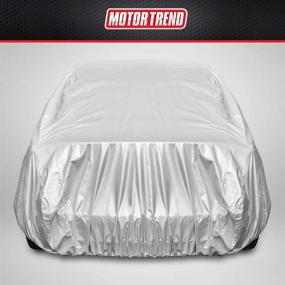 img 1 attached to 🚗 Motor Trend FlexCover Waterproof Car Cover: Rain & Wind Proof All-Weather Protection for Medium-Sized Vehicles (up to 170")