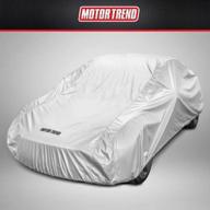 🚗 motor trend flexcover waterproof car cover: rain & wind proof all-weather protection for medium-sized vehicles (up to 170") logo