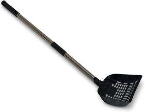 img 3 attached to 🐾 XL Sturdy Scoop - A Long-Handled Cat Litter Scoop - Maintain a Clean Kitty Litter Box with This Durable Metal Handled Pooper Scooper - Upgraded Extra Large 6.5 x 6.5 Inch Scoop for Enhanced Poop Collection