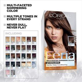 img 3 attached to 💖 L'Oreal Paris Feria многофакторный мерцающий стойкий краситель для волос в пастельных оттенках розового - P2 Розовый румянец | Упаковка из 1 флакона средства для окрашивания волос