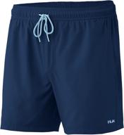 huk volly elastic shorts sargasso logo